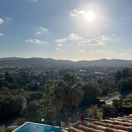 Appartement Vue Sur Mer, Piscine, Garage Prive Bormes-les-Mimosas Bagian luar foto